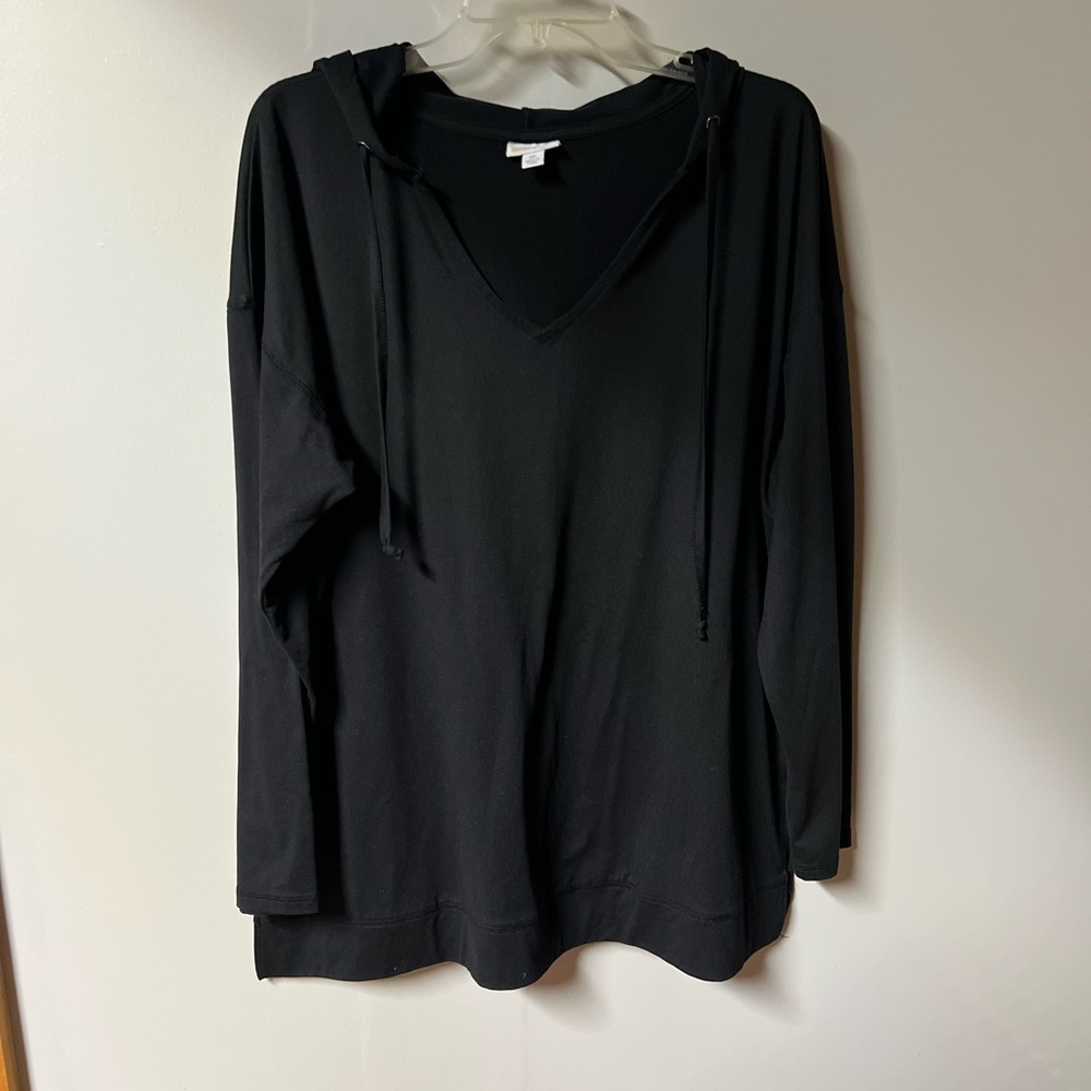 LuLaRoe Black V-Neck Top